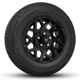 14x5.5 All Gloss Black Buck Commander Trailer Wheels Ready Mount Wheel & Tire Packages for All Types of Trailers in Pattern 5-Lug 5x4.50 / 5x114.3 
