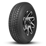 Buck Commander Trailer ReadyMount Wheel & Tire Assembly | BIAS Ply | Canyon - Gloss Black Machined Face | 6 lug