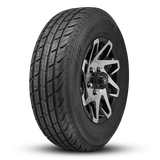 Buck Commander Trailer ReadyMount Wheel & Tire Assembly | Transporter Radial | Canyon - Gloss Black Machined Face | 8 lug